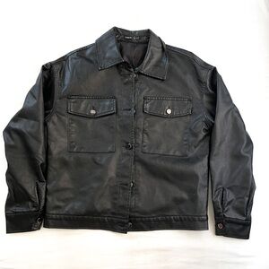 Black leather Jacket